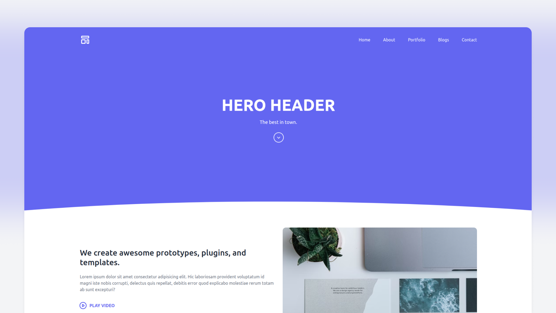 Hero Header